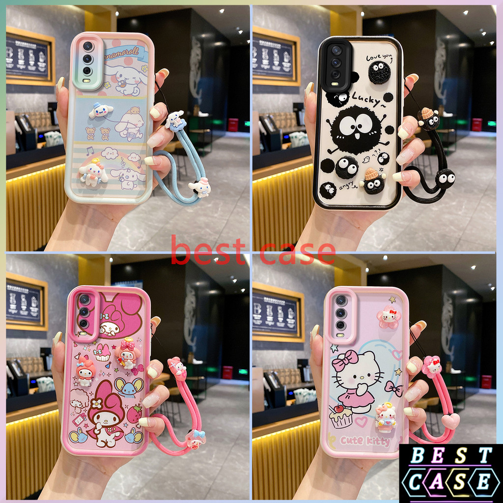 เคส Vivo Y20 เคส Vivo Y12S เคส Vivo Y12A เคส Vivo Y20S เคส Vivo Y20 เคส Vivo V2026 V2029 V2043 เคสสามมิติรูปตุ๊กตาน่ารักนุ่มเคสโทรศัพท์ XX-TYGZ