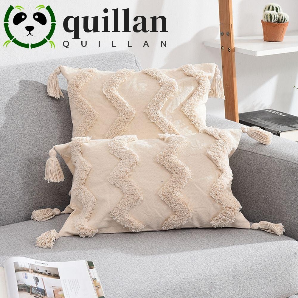 Quillan ปลอกหมอนสี่เหลี่ยมผืนผ้าสี่เหลี่ยมผืนผ้าสไตล์โบฮีเมียนสําหรับตกแต่งบ้านห้องนั่งเล่น
