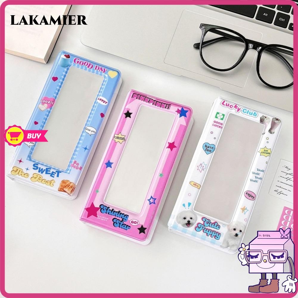 อัลบั้มภาพ LAKAMIER ความจุการ์ด 40 ชิ้น สมุดสะสมการ์ดไอดอล Y2K, ที่ใส่โฟโต้การ์ดของขวัญ