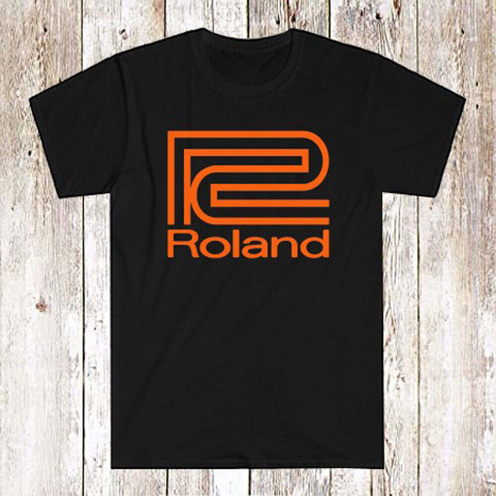 Roland Amplifiers Keyboard เสื้อยืดผู้ชาย