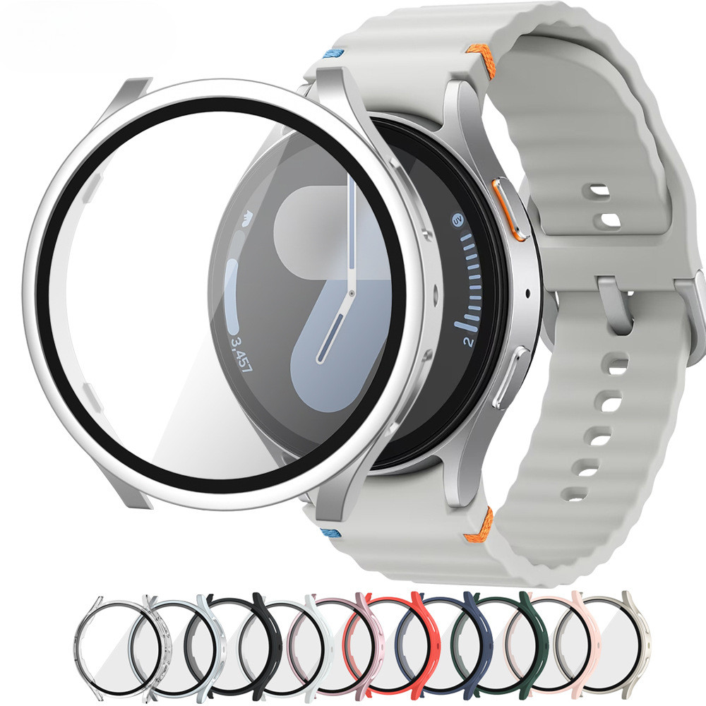 สําหรับ Samsung Galaxy Watch 7 6 กรณี 40 มม.44 มม. FE อุปกรณ์เสริม PC กรอบป้องกัน Hard กันชนสําหรับ Galaxy Watch 5 4