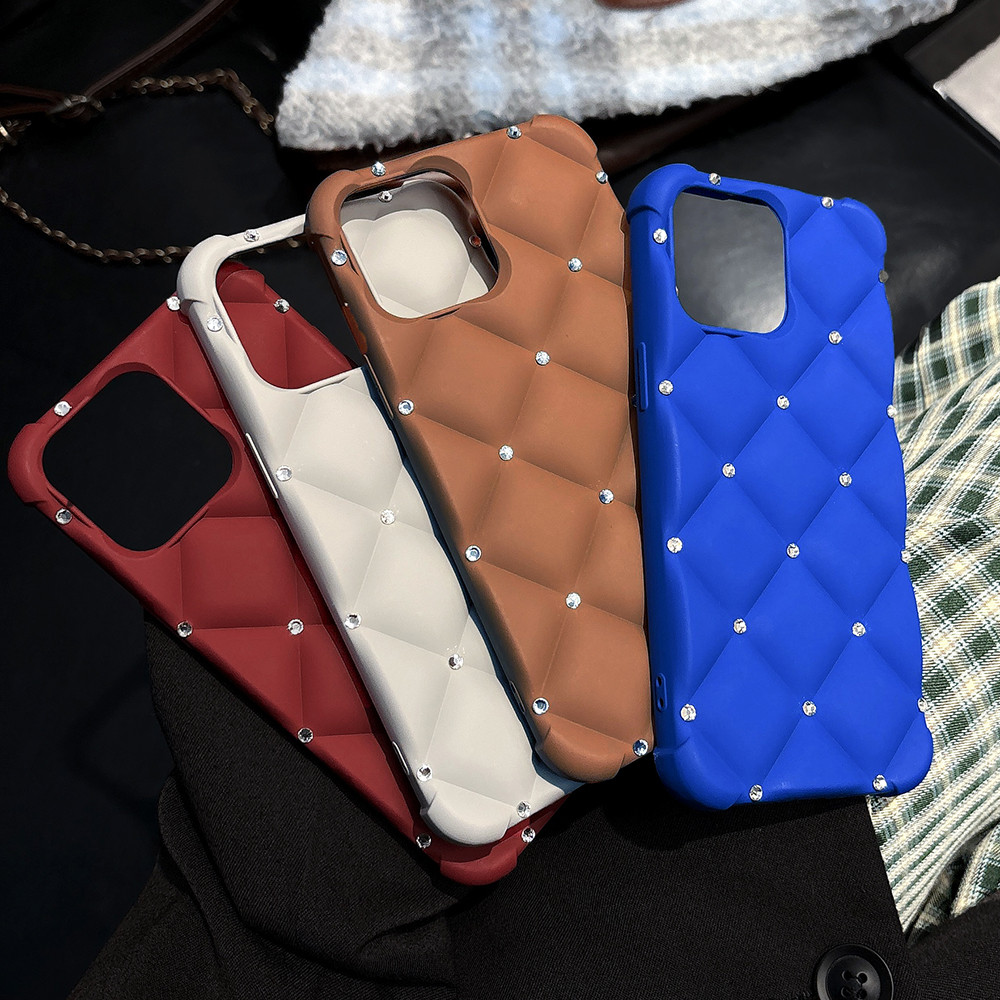 เคสโทรศัพท์เพชรประกาย,เคสโทรศัพท์ทรงเรขาคณิตกันกระแทกสําหรับiphone 16ProMax 16Pro 16 15ProMax 15 14ProMax 14 13ProMax 13 12 12Pro 11ProMax 11