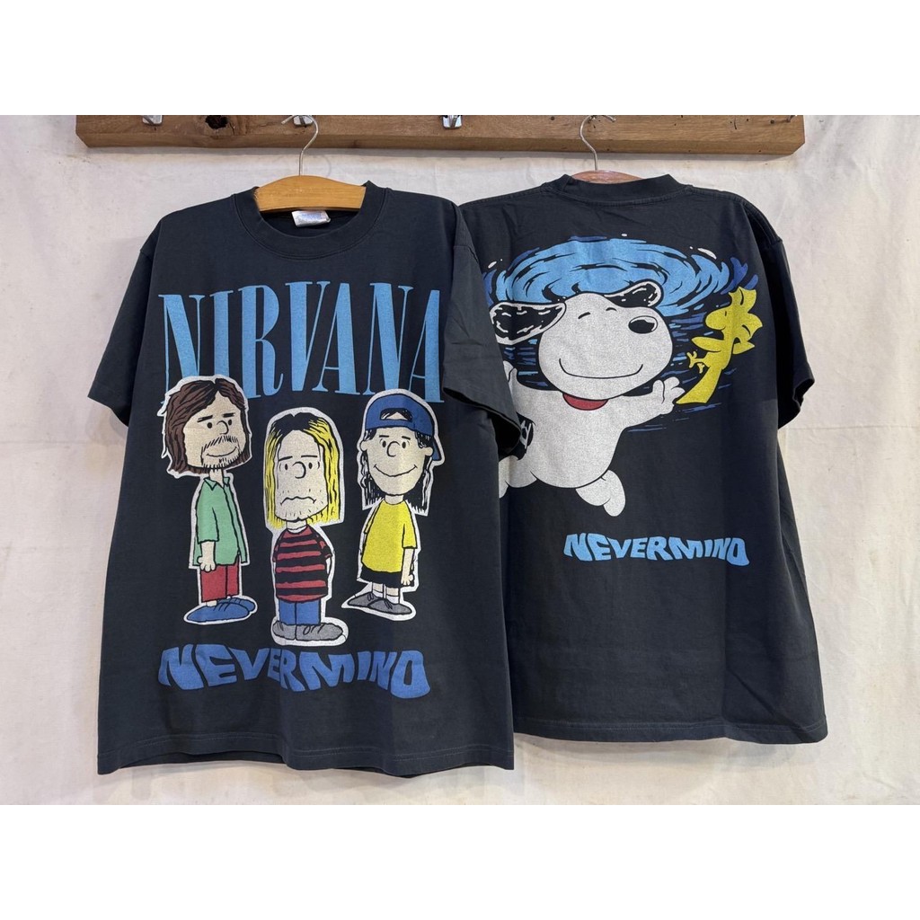 เสื้อลายเนอวาน่าสนูปปี้(ป้ายHanes)