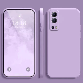 เคส Vivo y72 5g Y52 5g สีทึบ Vivo Y52 5g / y72 5g เคสซิลิโคนป้องกันการตกสีธรรมดาเรียบง่าย YT