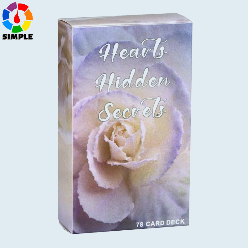 Hearts Hidden Secrets Oracle 78 Tarot Cards for Beginner, Help Uncover What is Truly in Their Heart Space