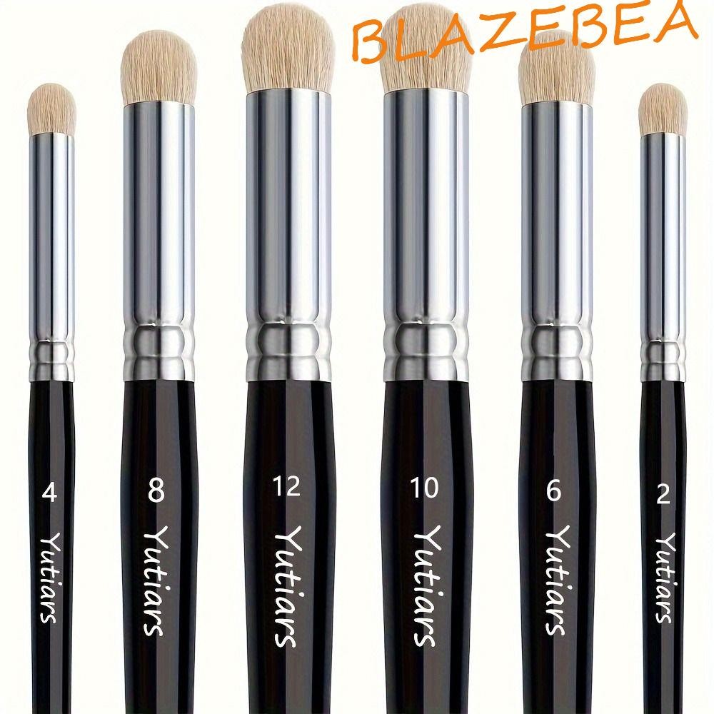 Blazebea 6 ชิ้นไม้แปรง, Micro Detailing Fine รายละเอียดสีชุดแปรง, Professional Miniature Art ภาพวาดขนาดรุ่นแฟนตาซี Figurines Miniature แปรงทาสีศิลปิน