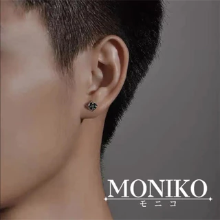 MONIKO ต่างหูผู้ชายสไตล์วินด์มิลล์ ต่างหูอินเทรนด์