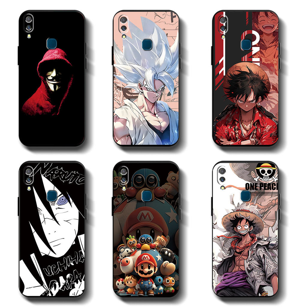 Softcase VIVO 1906 Y11 Anticrack Casing คุณภาพสูง TPU ป้องกันเต็มรูปแบบซิลิคอนยางสีดํากรณี