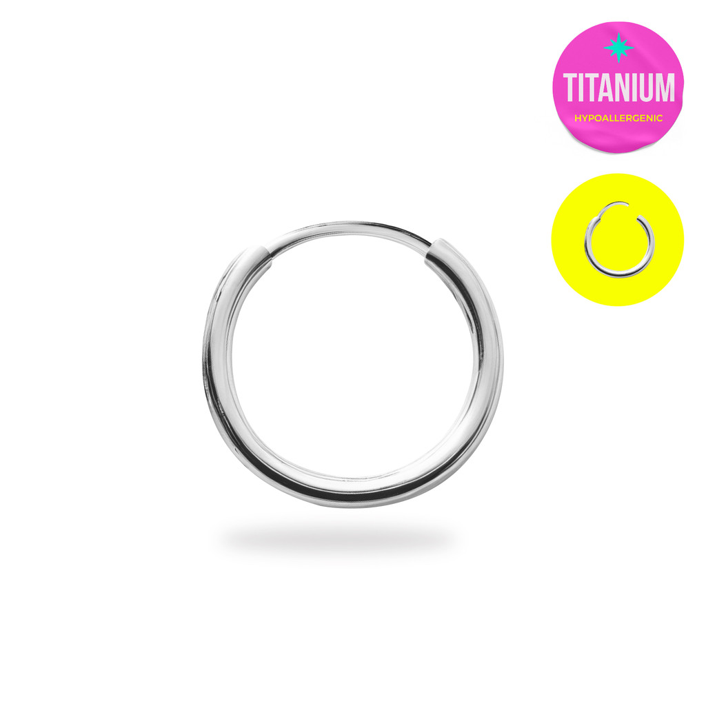Titanium Hinged Hoop (1ชิ้น)