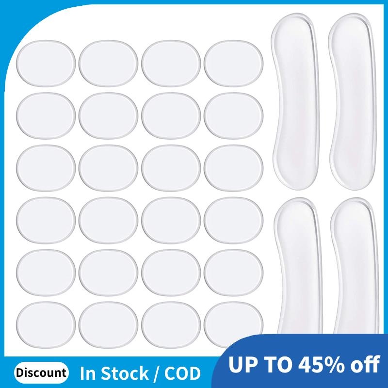 28 ชิ้นกลอง Dampeners เจลแผ่นซิลิโคนกลอง Silencers 3 สีกลอง Dampening Pads กลอง Mute Pads สําหรับกลอง Tone Control ทนทาน