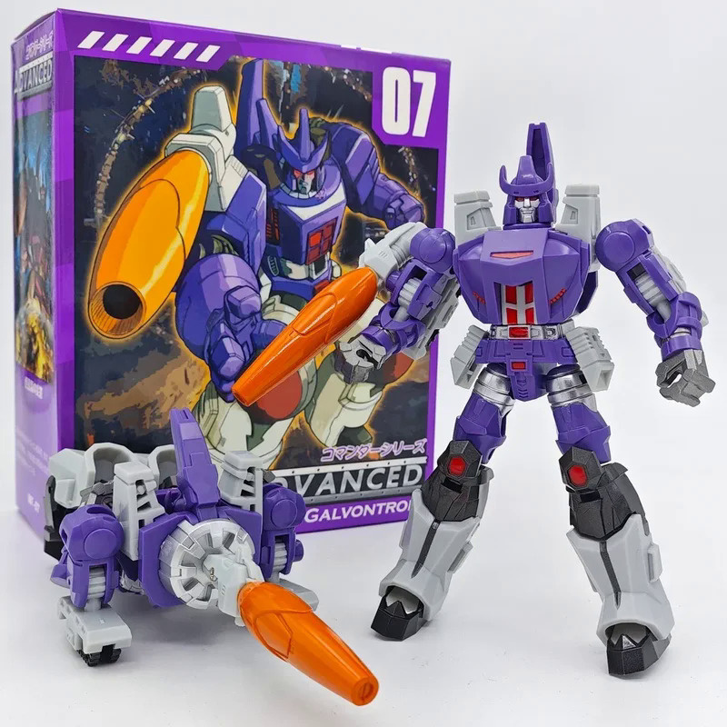 In Stock Transforming Toy Mech Fans TOYS MFT MF-07 Galvontron MF07 Advanced Series Galvatron 12cm Ac