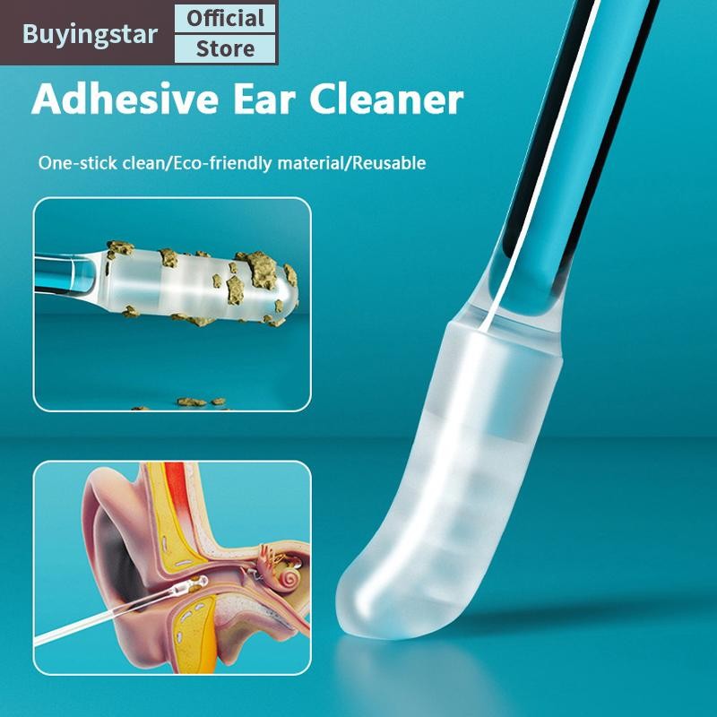 Zcx ทิ้ง Sticky Ear Swabs Pick Reusable ทําความสะอาดหูซิลิโคนนุ่มหู Wax Removal เครื่องมือ Earwax Remover สําหรับอายุมากกว่าผู้ใหญ่เด็ก VO
