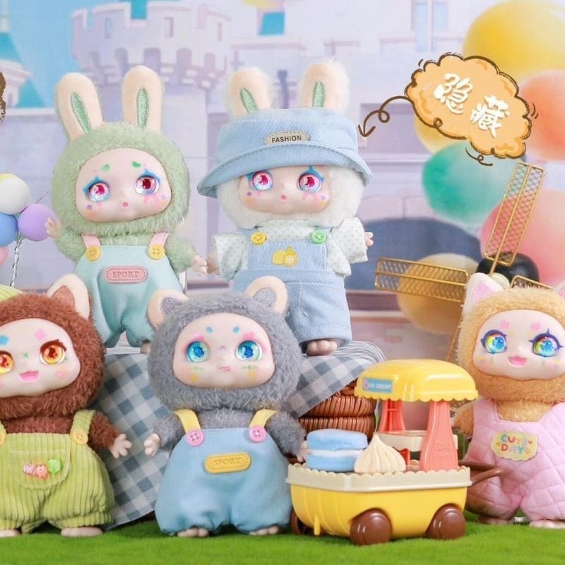 Kimmon Qimeng Bio mimmon mimmon Mystery กล่องอินเทรนด์เล่นเดสก์ท็อปตกแต่งสาวน่ารักของขวัญ Plush Hand-Made ของเล่น TH8M