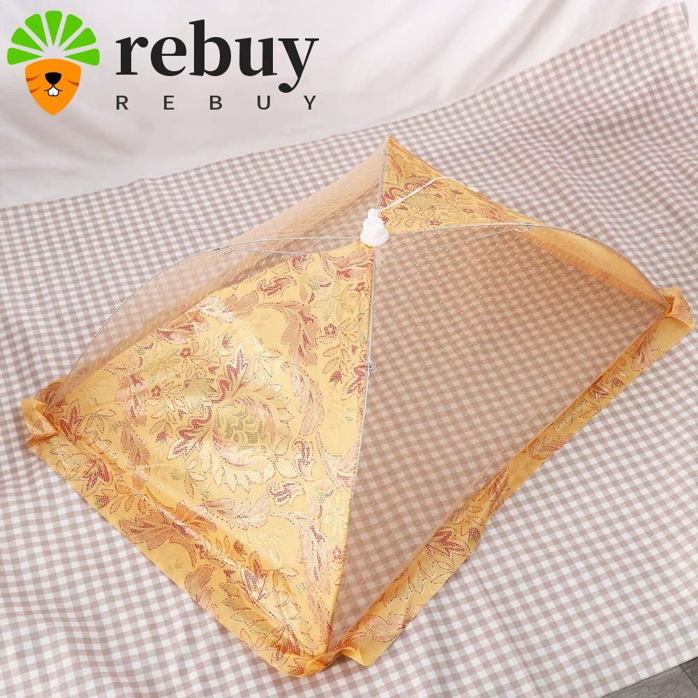 ซื้อซ้ํา ฝาครอบอาหารกันฝุ่นระบายอากาศอาหารสุทธิจานเต็นท์ร่มรูปร่างโต๊ะรับประทานอาหาร แกดเจ็ต ครัว