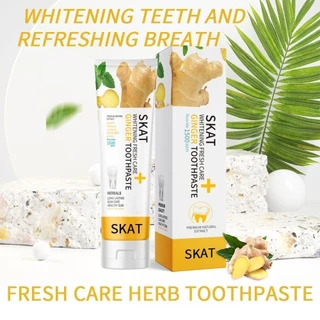 ซื้อ 3 แถม 3 SKAT ยาสีฟันขิง + ยาสีฟันว่านหางจระเข้ สูตรใหม่ 50g ช่วยให้ปากสดชื่น