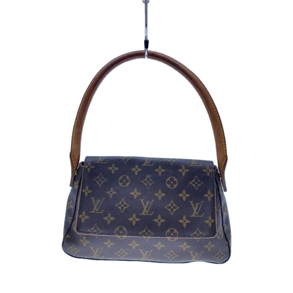 LOUIS VUITTON Handbag Monogram Looping Canvas Brown PVC Direct from Japan Secondhand 2341082095163