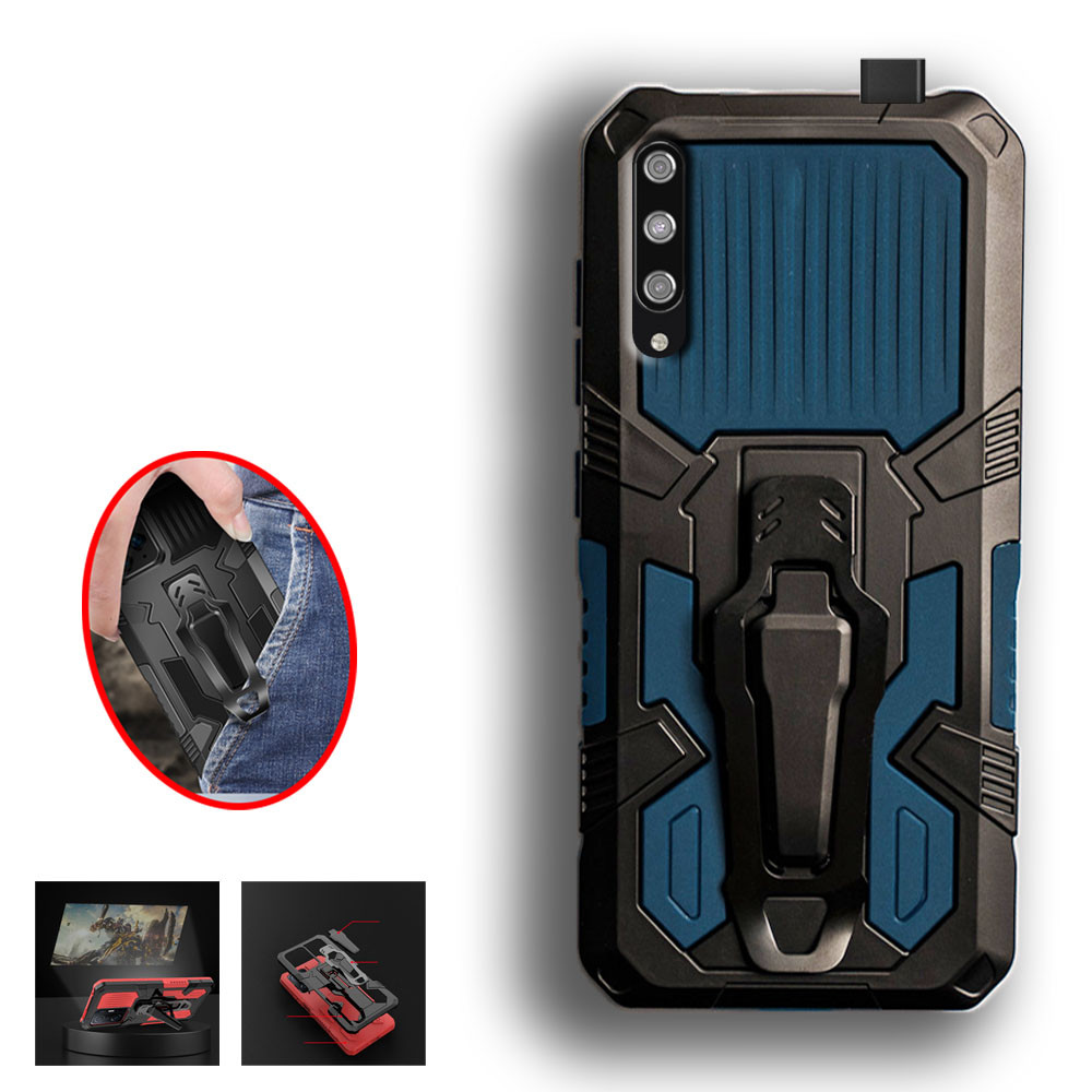 Huawei Y9s 2020 Honor 9x Pro STK-L21 LX3 L22 HLK-L41 42 Heavy Duty ทหารเกรดหัวเข็มขัด Hard Protection Shock Proof Grip ทนทาน Dual Layer เคสโทรศัพท์ปกหลัง