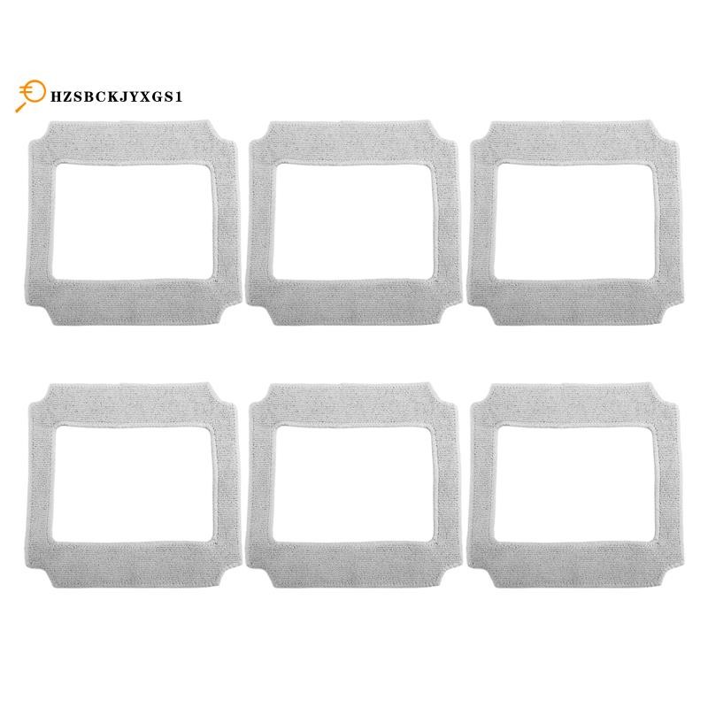 【hzsbckjyxgs1】6PCSหุ่นยนต์ทําความสะอาดหน้าต่างMopผ้าทําความสะอาดRagผ้าเช็ดตัวผ้าฝุ่นผ้าทําความสะอาดส