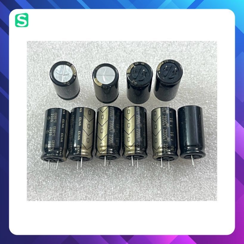 [ 2 ชิ้น ] ELNA DENON CAPACITOR 50V 1000UF, 50V1000UF, 1000UF50V, 1000UF 50V (12.5x25x5.5mm) ของแท้