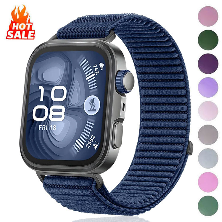 ไนลอนสายรัดสําหรับ Huawei Watch Fit 5 4 3 ถักสบาย Breathable Band สําหรับ Huawei Watch Fit 5 Pro 4 Pro อุปกรณ์เสริม