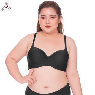 Sgarlet Plussize เสื้อในมีโครง สาวอวบ ตัวเรียบ ทรงสวยใส่สบาย ไม่กดเจ็บ ฟองน้ำปั๊มเจาะรูช่วยระบายอากาศ ไม่อับชื้น MB1719