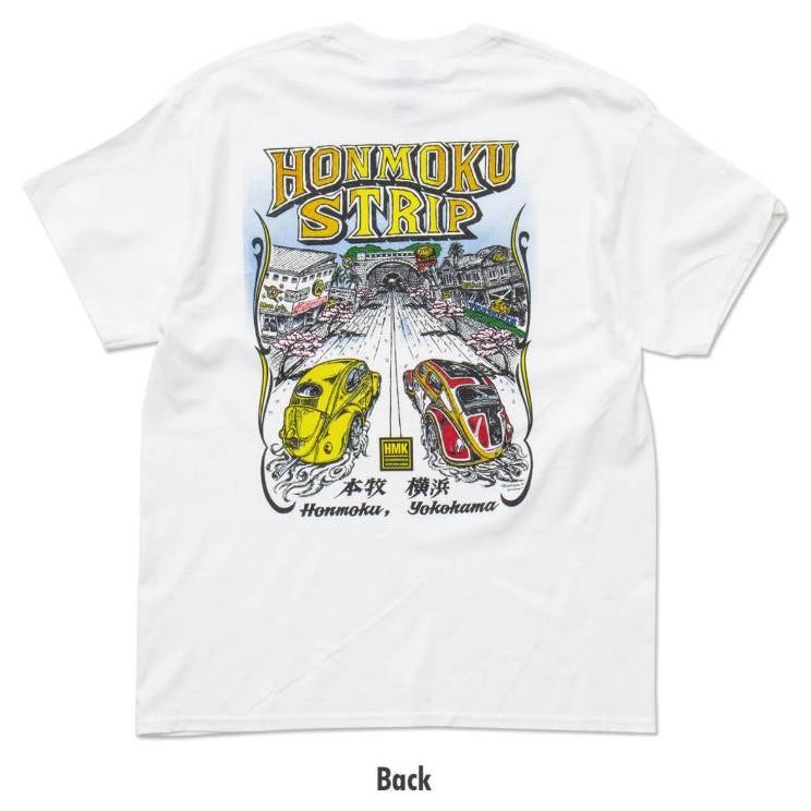 พร้อมส่ง MEN CASUAL Mooneyes HONMOKU STRIP T Shirt 2025