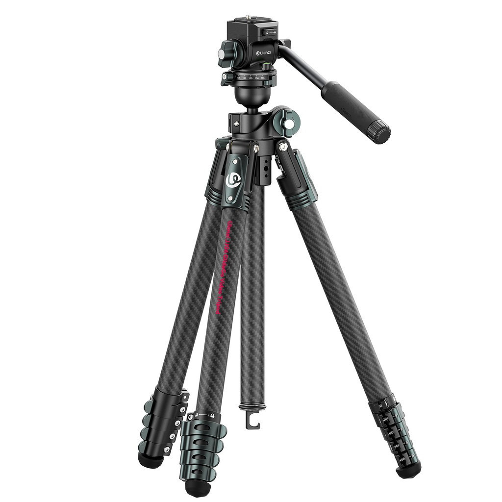 Ulanzi JJ06 Video Travel Tripod ขาตั้งกล้อง ขาตั้งวิดีโอ รับน้ำหนัก 18kg ถ่าย Topview สำหรับช่างภาพ