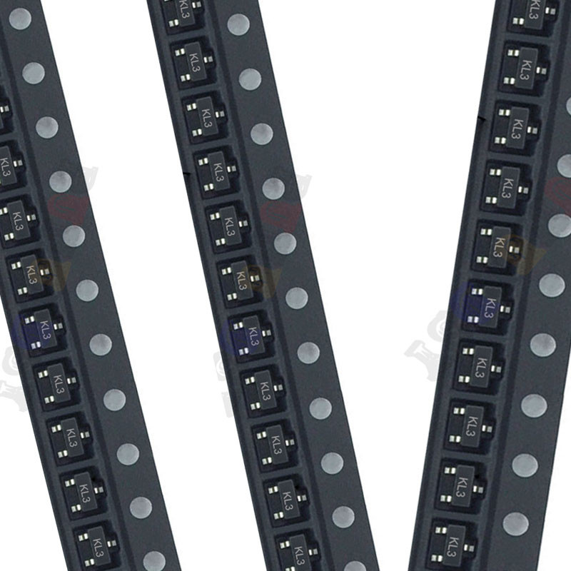 100pcs Schottky Diode Sot-23 Diode Kl3 Bat54 Surfact Mount Schottky Barrier Bat54c