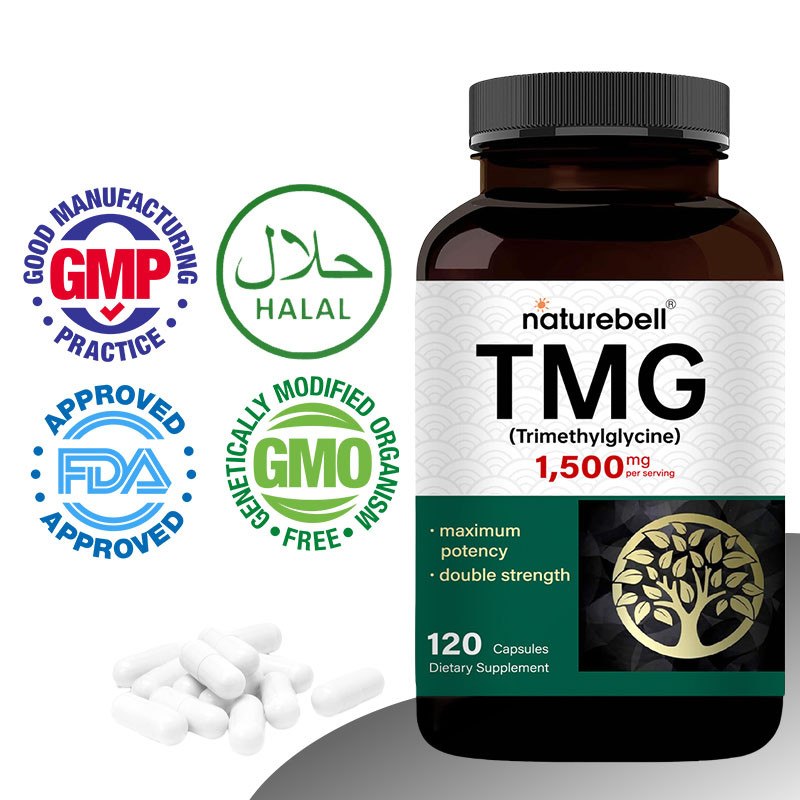 แคปซูล NatureBell Premium TMG 1,500 มก. ช่วยบำรุงหัวใจและตับ รูปแบบบริสุทธิ์ที่สุด การดูดซึมสูง