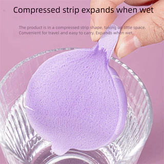 HOLIZZY 50 ชิ้น/เซ็ตฟองน้ําบํารุงผิวหน้า,ทิ้ง Smooth Skin Face Wash Sponge,คุณภาพสูงกระป๋องบีบอัด Face Cleanser Cotton Pad สําหรับทุกสภาพผิว