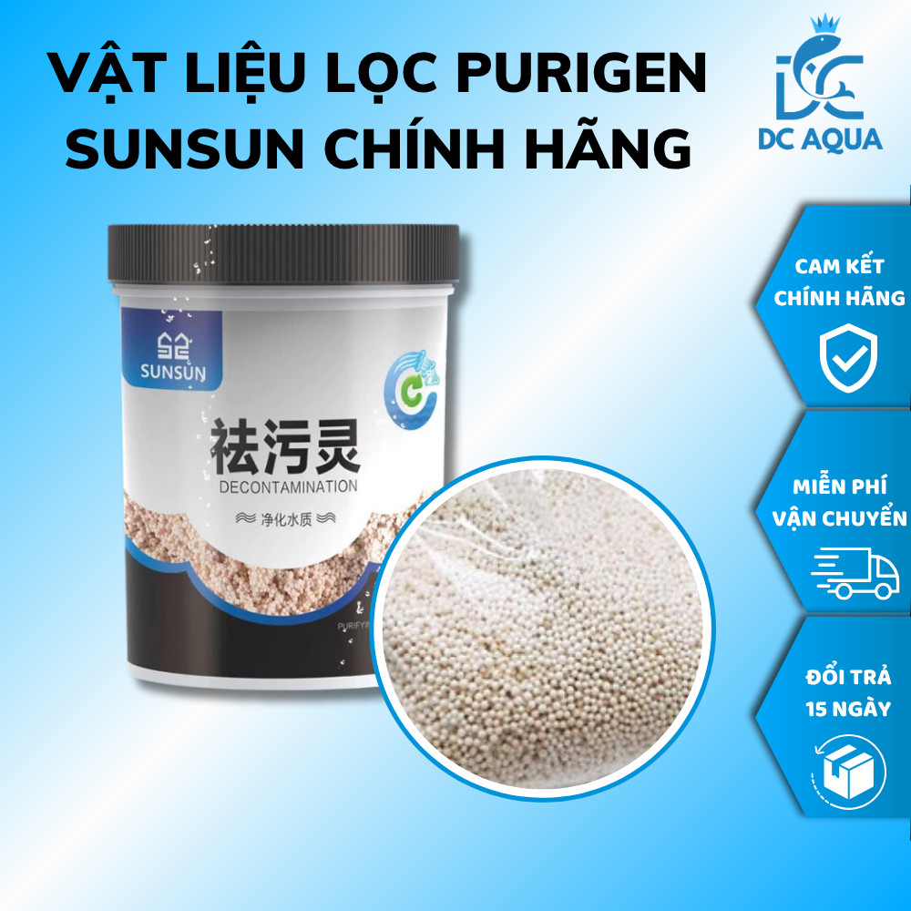 ของแท้ PURIGEN SUNSUN FILTER MATERIAL - DECOLOR และ ODOR, CLEARING FISH TANK WATER, BRIGHT LIKE CRYS