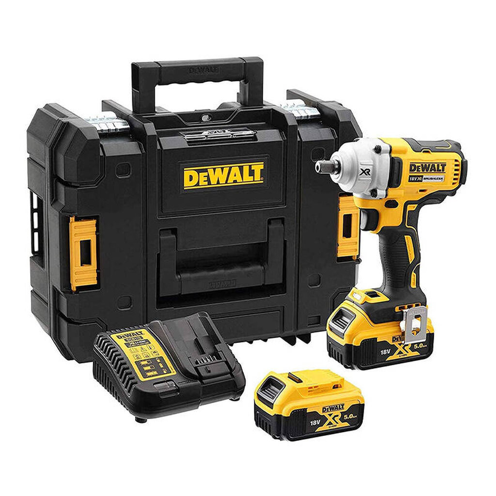 DeWALT บล็อกไฟฟ้าไร้สาย 20V. ขนาด 1/2 นิ้ว พร้อมแบต DCF891P1T-B1