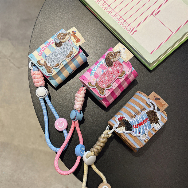 ปักดัชชุนหนังหูฟังสําหรับ Huawei freeclip กรณี Airpods4 กรณีบลูทูธ Freebuds SE2 SE3 หูฟัง freebuds6i 5i pro3 pro4 soft case encoclip