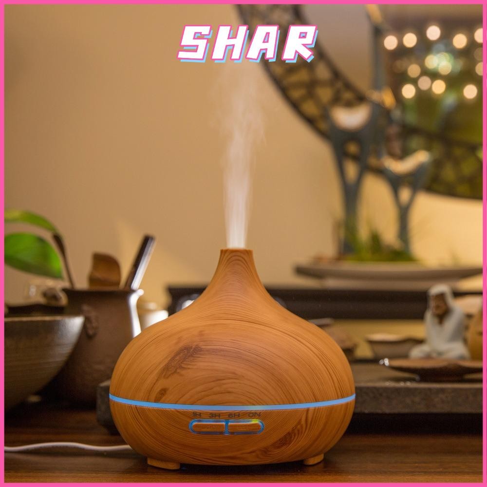 SHAR เครื่องกระจายน้ํามันหอมระเหยอโรมา, ไฟกลางคืน LED เครื่องหอมควบคุมระยะไกลความจุ 500 มล ทําความสะอาดง่ายเครื่องทําความชื้นอัตโนมัติแบบชาร์จไฟได้ห้องนอนใช้