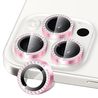 ฟิล์มเลนส์กล้อง เพชร สำหรับ ไอโฟน iPhone 16E 16 17 Pro Max 1…