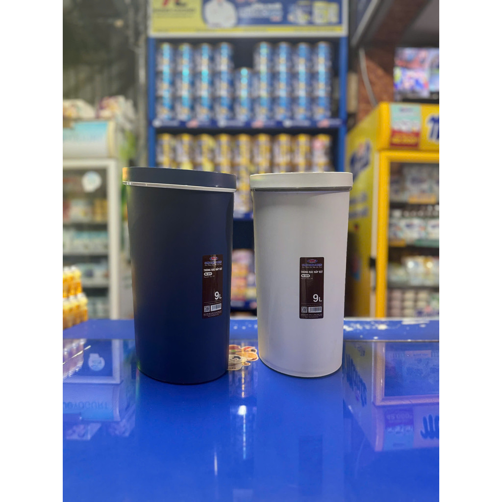 ถังขยะแบบฝาพับพลาสติก Song Long 9L