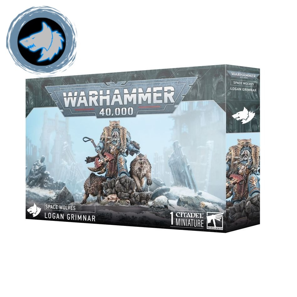 (GWพร้อมส่ง) SPACE WOLVES: LOGAN GRIMNAR โมดเดลวอร์แฮมเมอร์