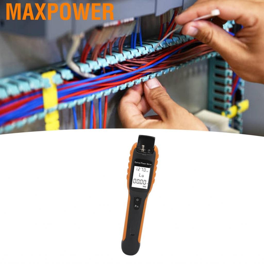Maxpower เครื่องวัดไฟเบอร์ไฟเบอร์ออปติคอลมือถือพกพาแบบพกพาแบบพกพาแบบพกพาอัตโนมัติเครื่องทดสอบการปิดร