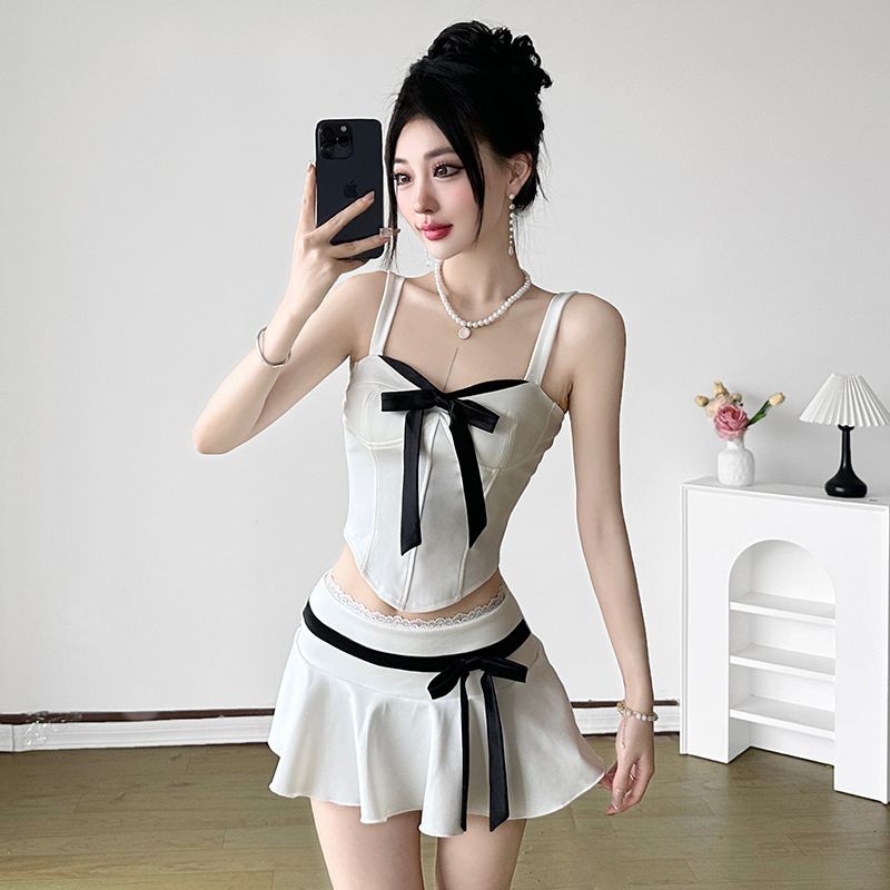 Pure Desire Wind Spice Girl JK Top Dopamine Butterfly Jk Top Dopamine Butterfly Knot Chest20250719