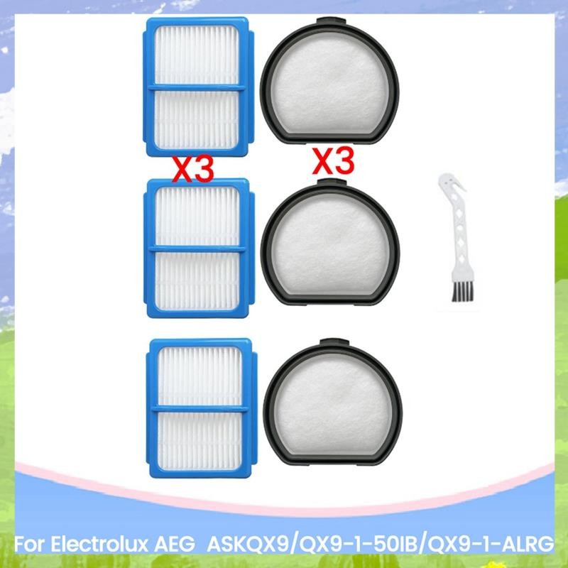 ตัวกรองด้านหน้าด้านหลังผ้าฝ้ายสําหรับ ASKQX9/QX9-1-50IB/QX9-1-ALRG เครื่องดูดฝุ่นอุปกรณ์เสริมอะไหล่ก