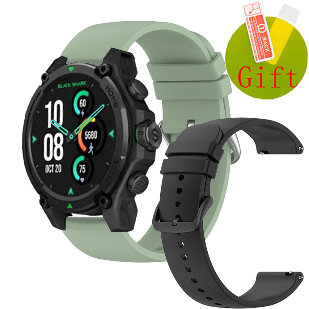 ฟิล์ม สาย Black Shark GS3 Sport ยรัดกีฬาซิลิโคนสําหรับ Black Shark S1 Classic Pro สมาร์ทวอท์ชป้องกัน