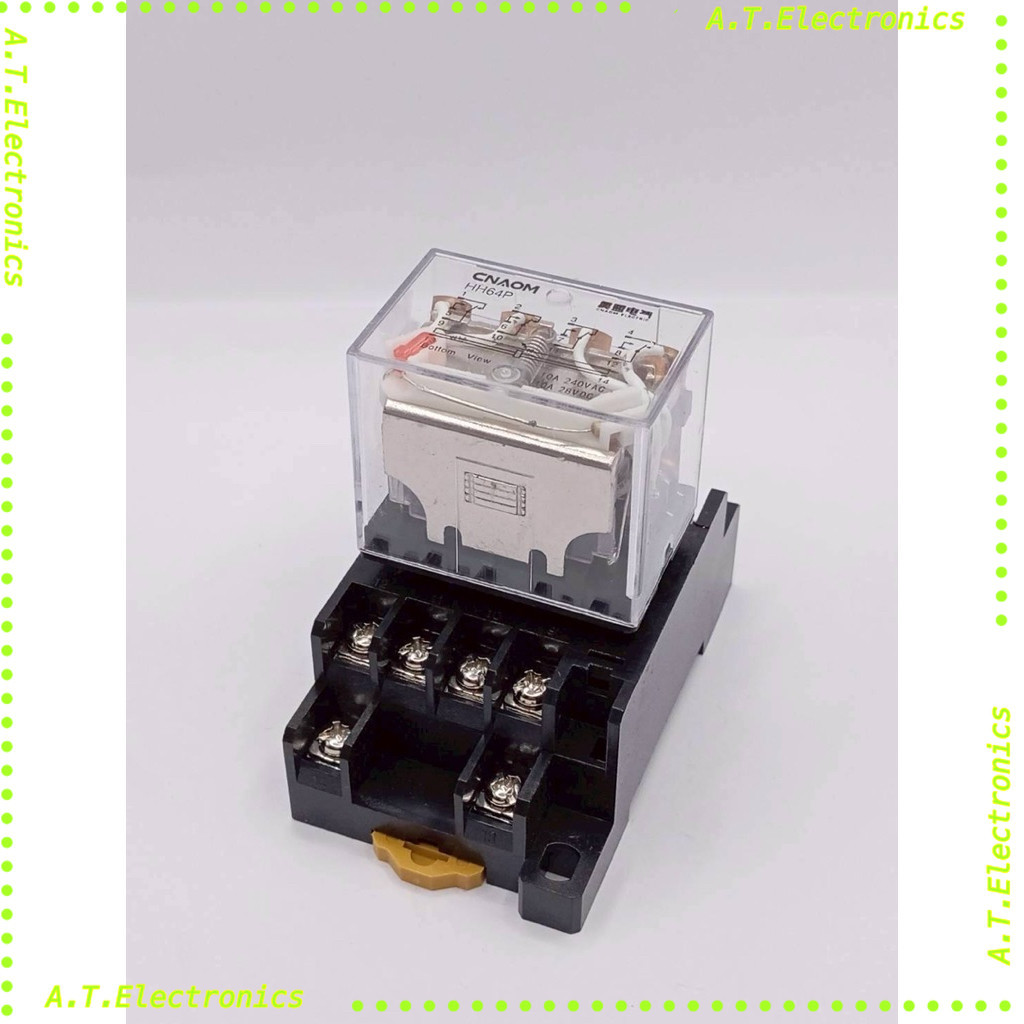 พร้อมส่ง! Relay รีเลย์  Ly4 LY4N  LY4. 110VAC ใส่ รีเลย์ Ly4 10a ของใหม่