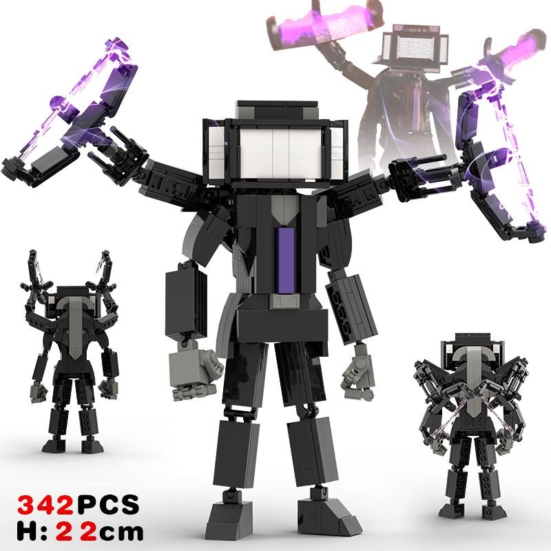 ใหม่ Skibidi Toilete Building Block Titan นาฬิกา Man 2.0 TVman Speakerman เจาะ Man อิฐของเล่นเด็กวันเกิดอีสเตอร์ของขวัญ
