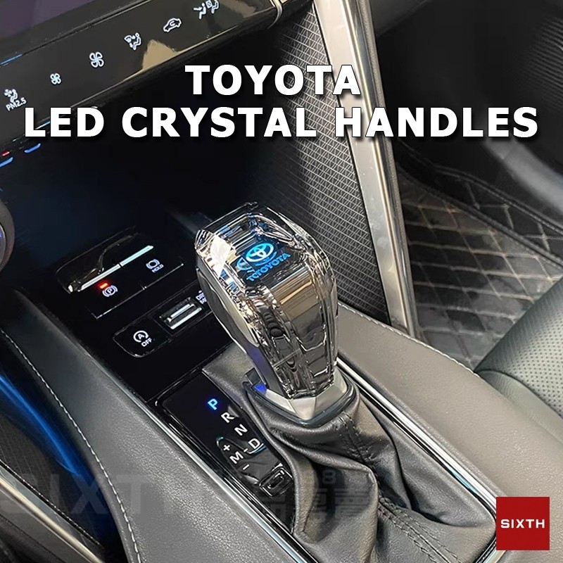 TOYOTA รถจับเกียร์ SHIFT KNOB LEVER Stick HEAD LED คริสตัลเกียร์ SHIFT KNOB LEVER Stick HEAD VIOS CA