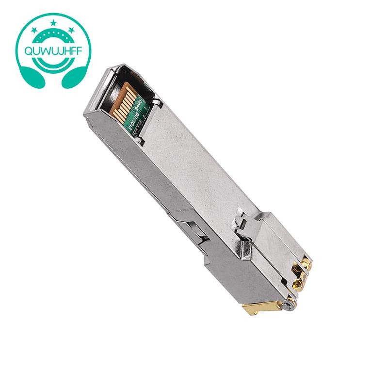 (quwujhff)Gigabit RJ45 SFP Module 10/100/1000Mbps SFP Copper RJ45 SFP Transceiver Gigabit Ethernet S