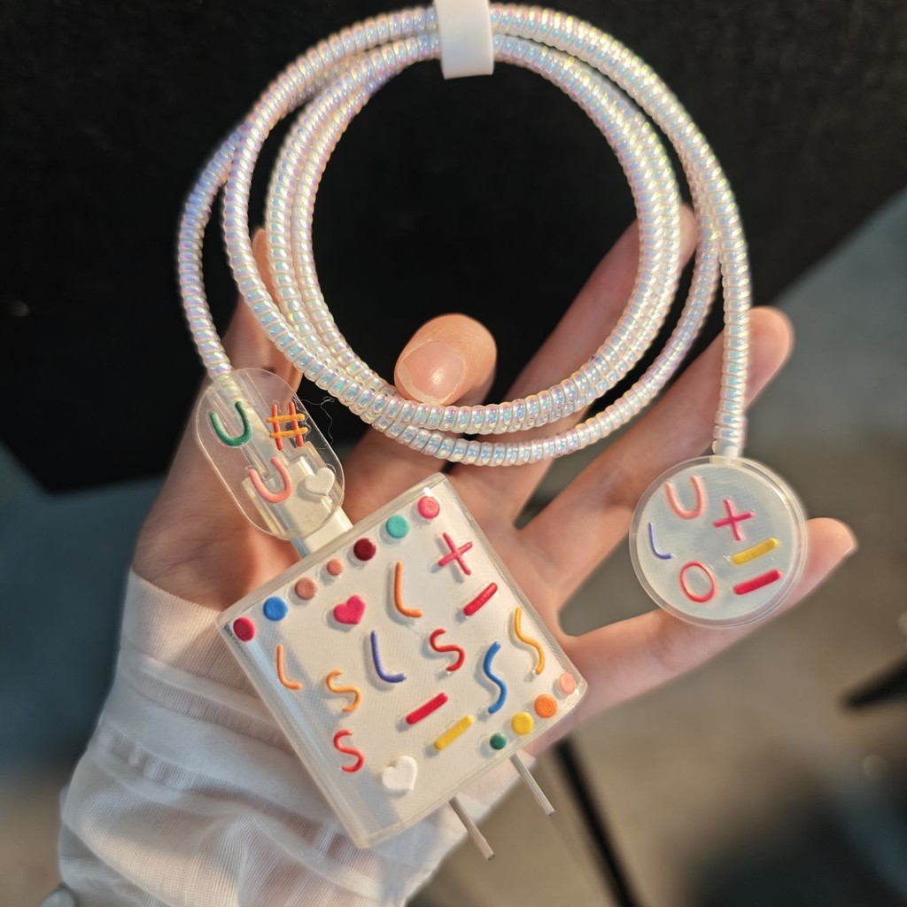 ใหม่นาฬิกาสายเคเบิลข้อมูลป้องกันกรณีเข้ากันได้สําหรับ IPhone Iwatch S10 S9 S8 S7 เครื่องชาร์จแม่เหล็ก 20W Fast ชาร์จหัวม้วนเก็บสายเคเบิล