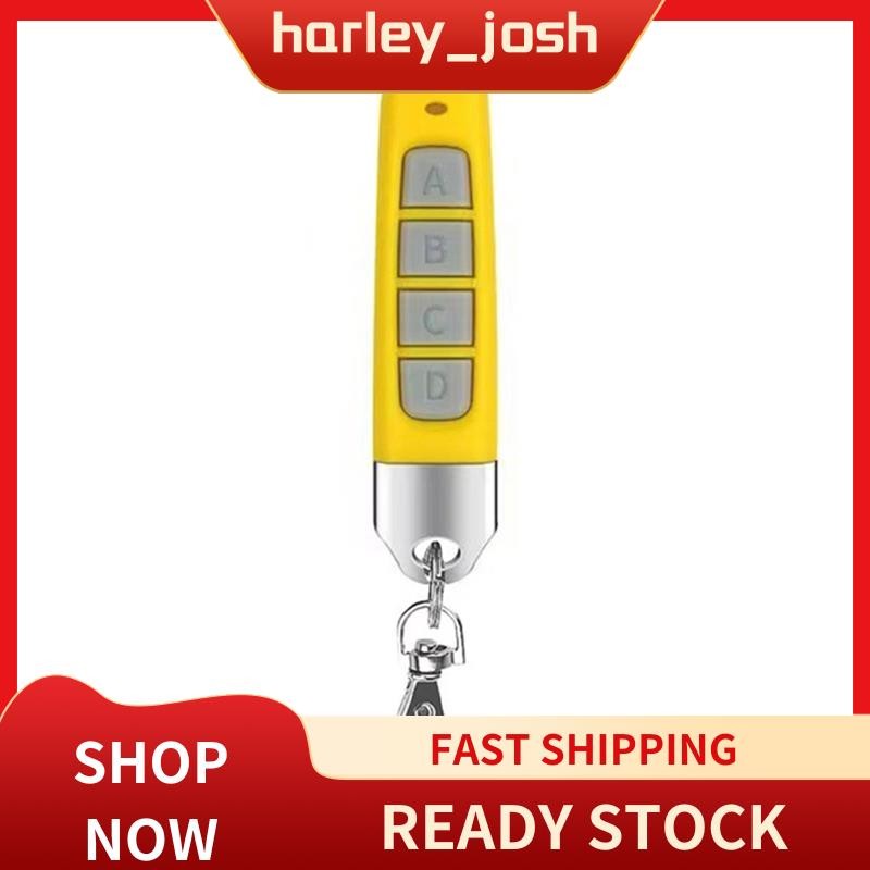 harley_josh 433MHz รีโมทคอนโทรลขนาดกะทัดรัดไร้สาย Duplicator สําหรับโรงรถประตูระบบ Gates Universal ความสามารถพิเศษง่าย Setup C