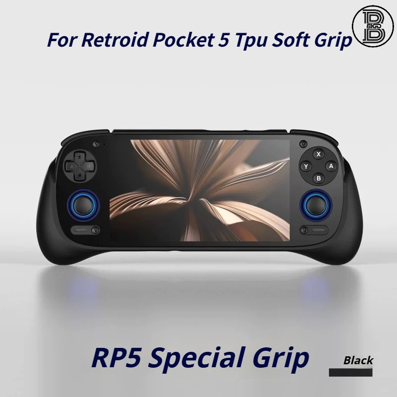 (BIGD) Offical สําหรับ Retroid Pocket 5 Grip Case Protect Shell Original RP5 TPU Case Grip เกมควบคุมขาตั้งผู้ถือฝาครอบป้องกัน