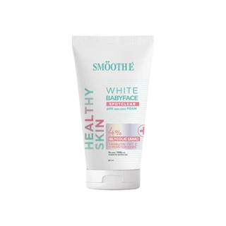 Smooth E สมูท อี ไวท์ เบบี้เฟซ สปอตเคลียร์ นอน ไอโอนิก โฟม 80 มล.