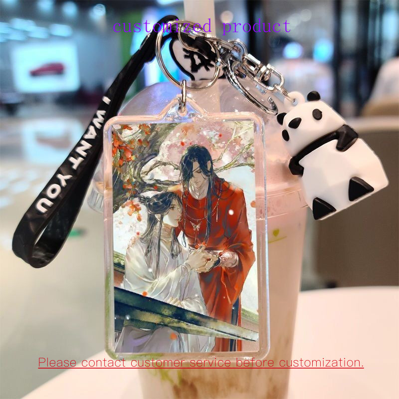 M MCM6 Heaven Official Blessing Puppet รูปภาพของขวัญเล็กๆชาย Tanmei พวงกุญแจที่กําหนดเอง Hand-Made อ